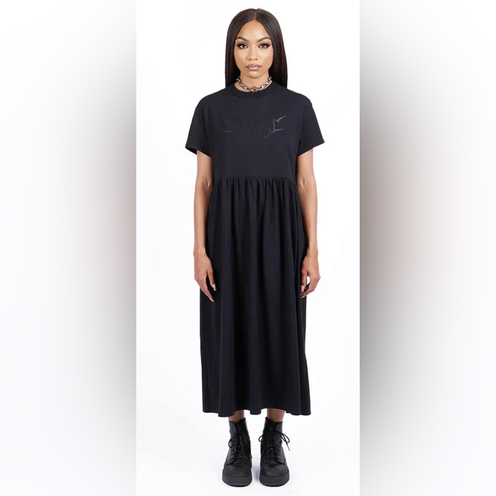 Mary Wyatt London Aura Midi Smock Dress - Size 1